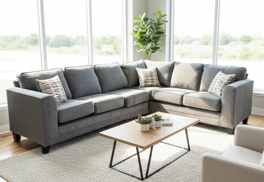 S343 Thea Grey Sectional