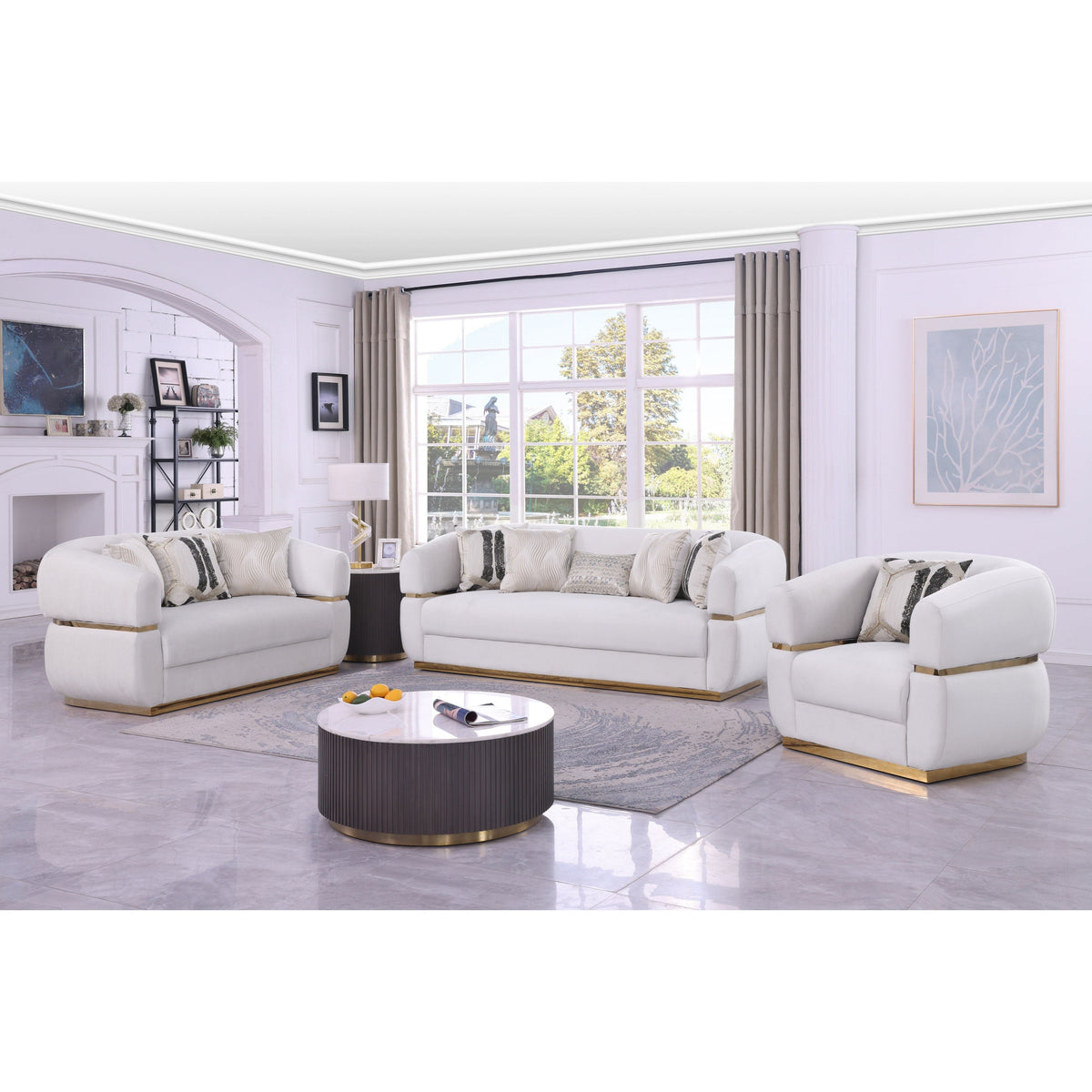 S3500 Carmela (Cream) - 3PCS
