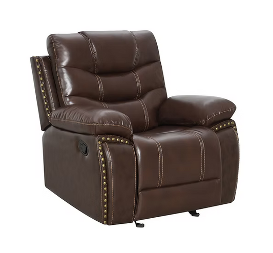 S3506 Delmar Brown Single Recliner