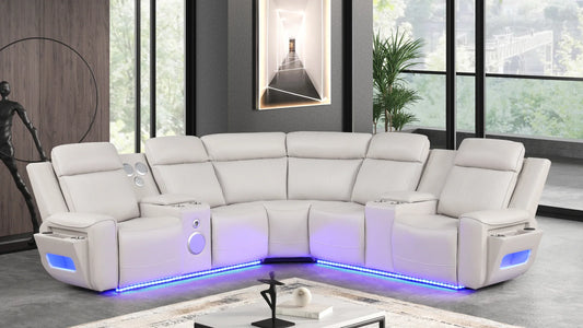 S3550 Galaxy Power (Sand) Sectional