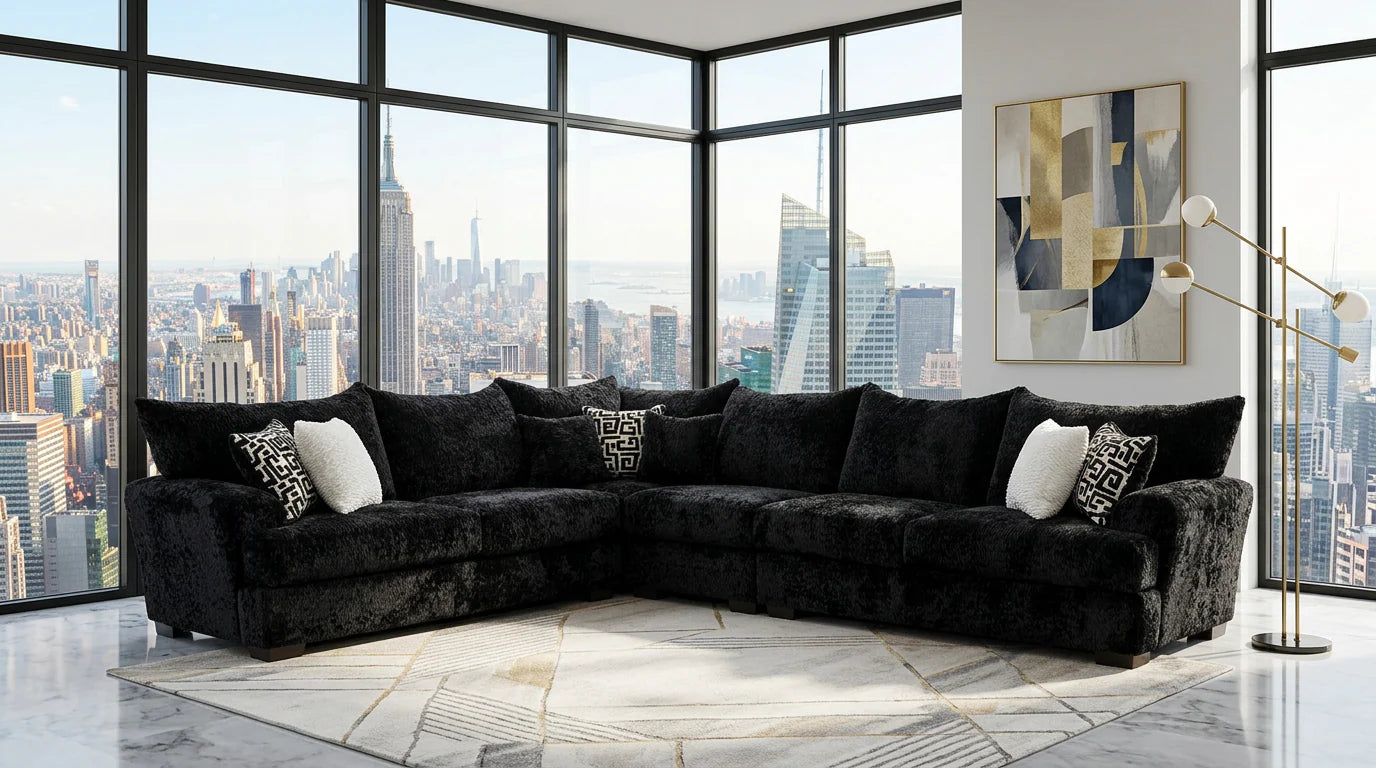 S360 Rizz (Black) 4pcs Sectional