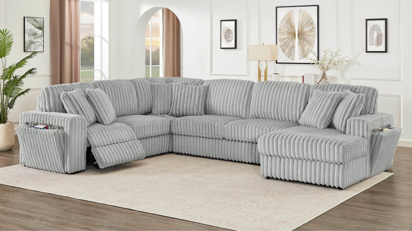 S3663 Rana Grey Oversized Sectional