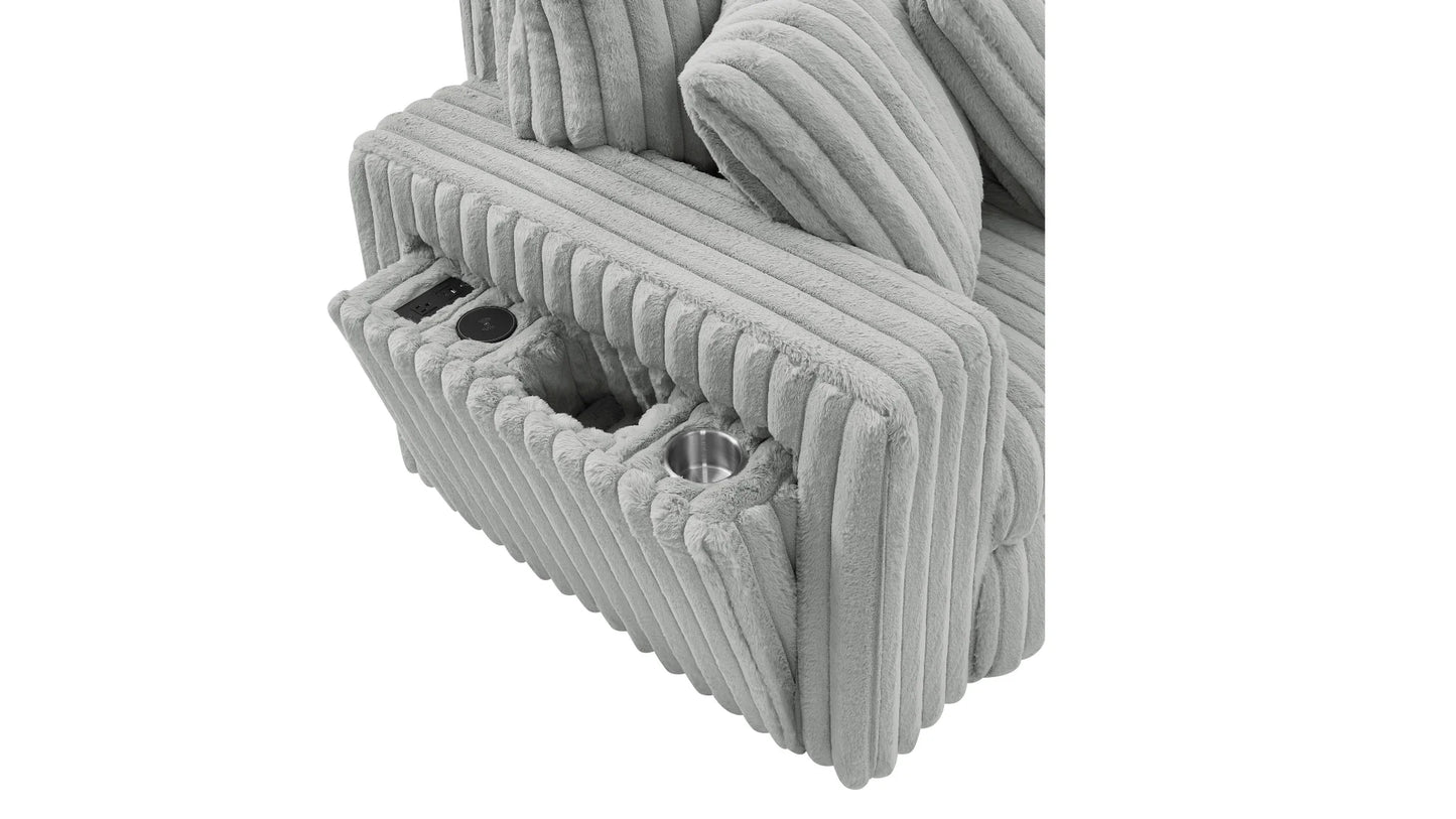 S3663 Rana Grey Oversized Sectional