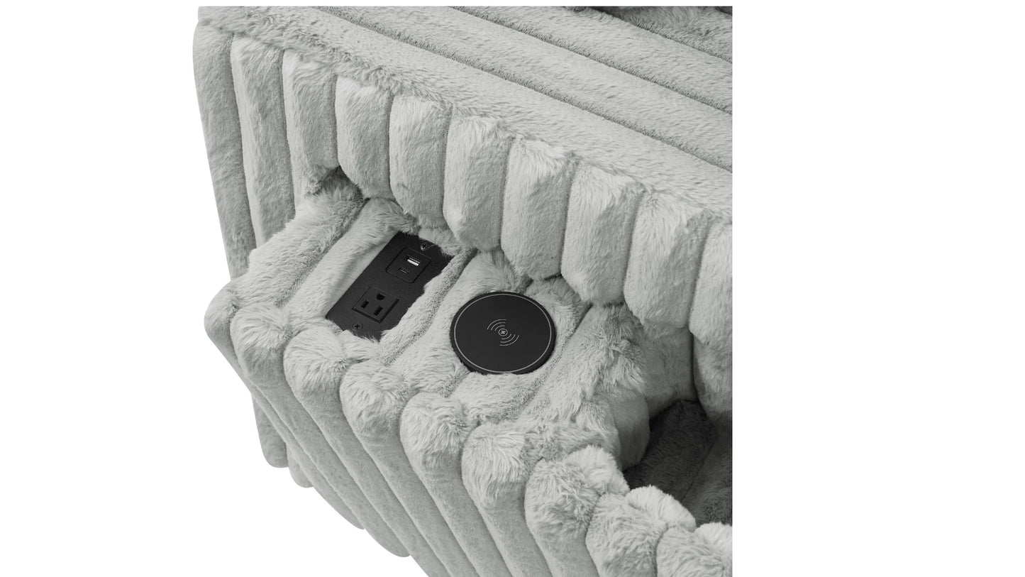 S3663 Rana Grey Oversized Sectional