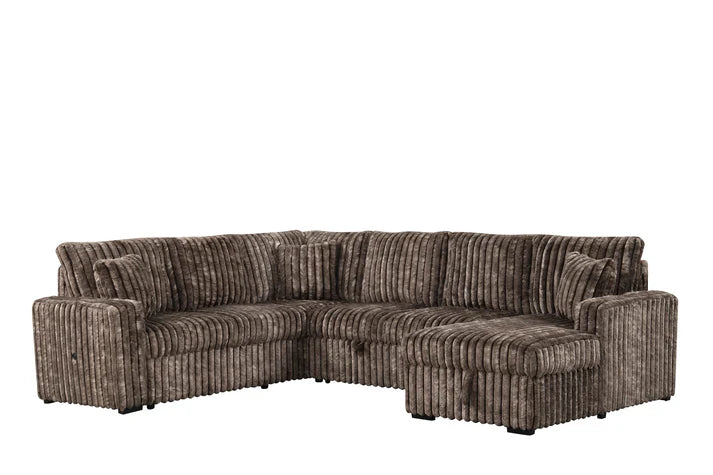 S3675 Raha Brown Sectional