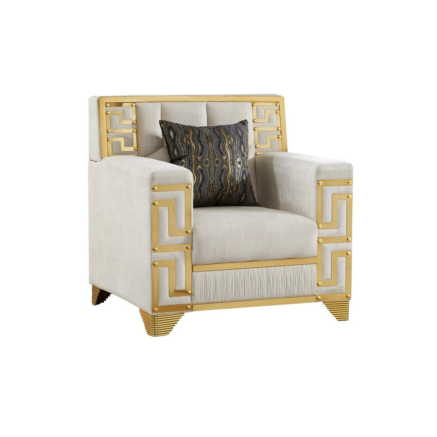 2pcs or 3pcs S3700 Hira Cream Sofa & Loveseat Set