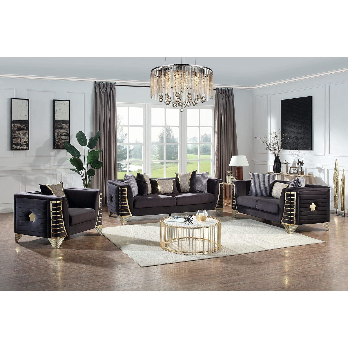 S4010 Donovan (Black) - 2pcs