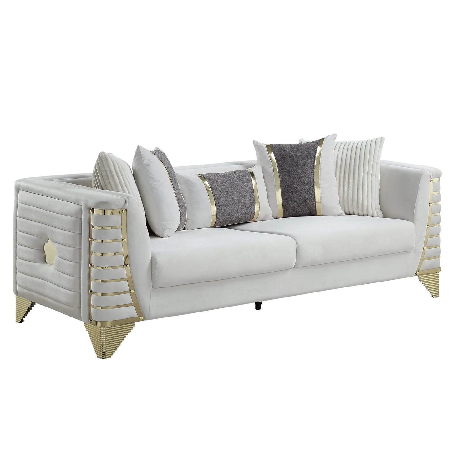 2pcs & 3pcs S4010 Donovan (Cream) Sofa & Loveseat