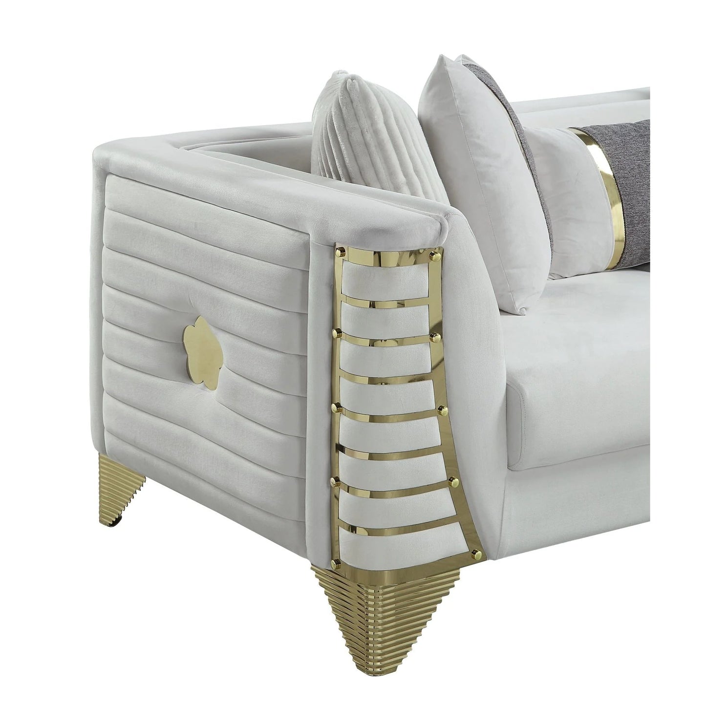 2pcs & 3pcs S4010 Donovan (Cream) Sofa & Loveseat