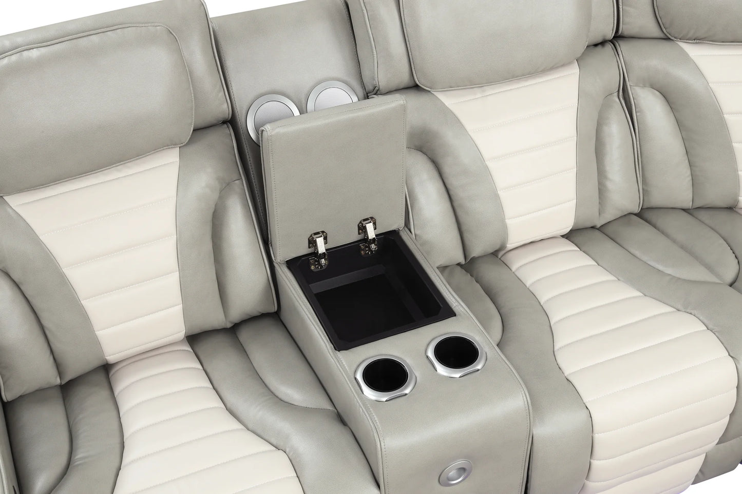 S4201 Robin Grey Reclining Sectional