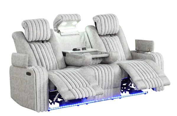 S4225 Lita Grey Power Reclining Set