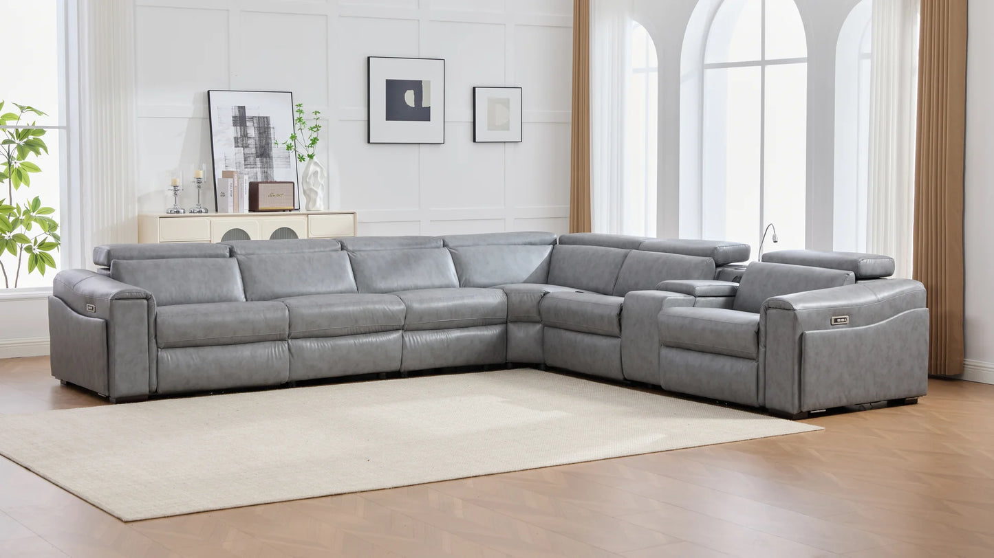S681 Divani Power Grey Sectional