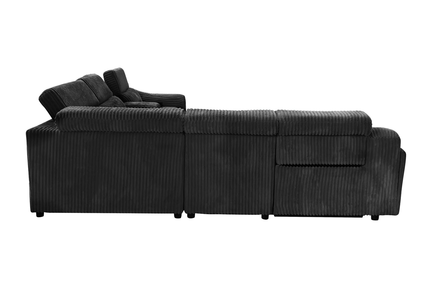 S7033 Yash (Black) Sectional