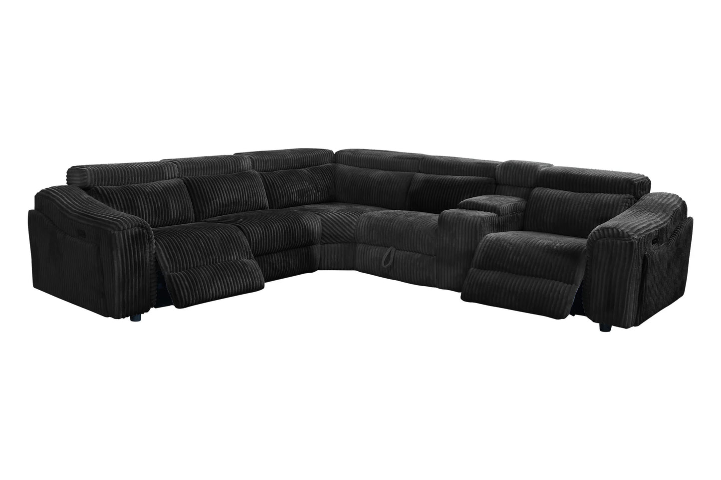 S7033 Yash (Black) Sectional