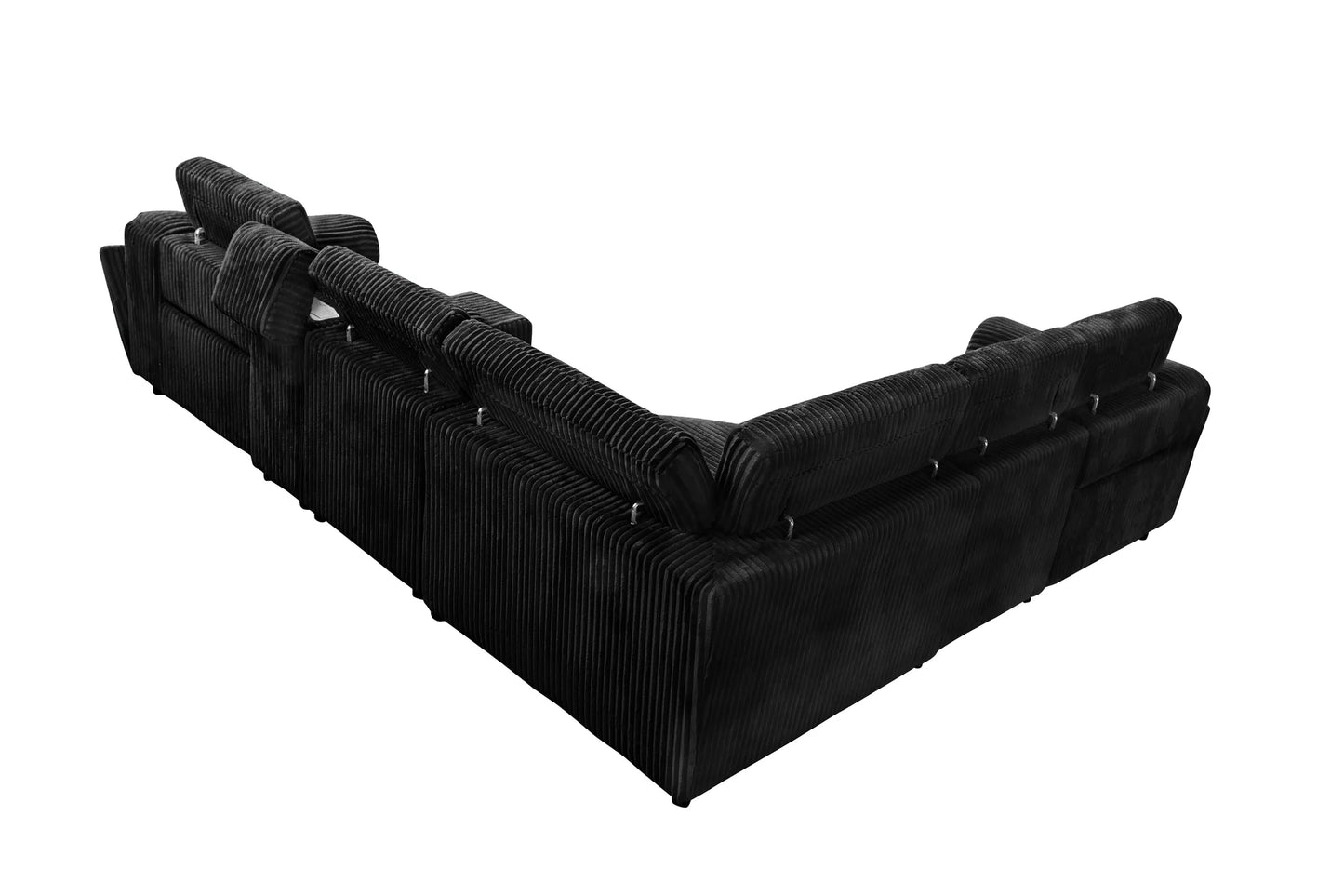 S7033 Yash (Black) Sectional