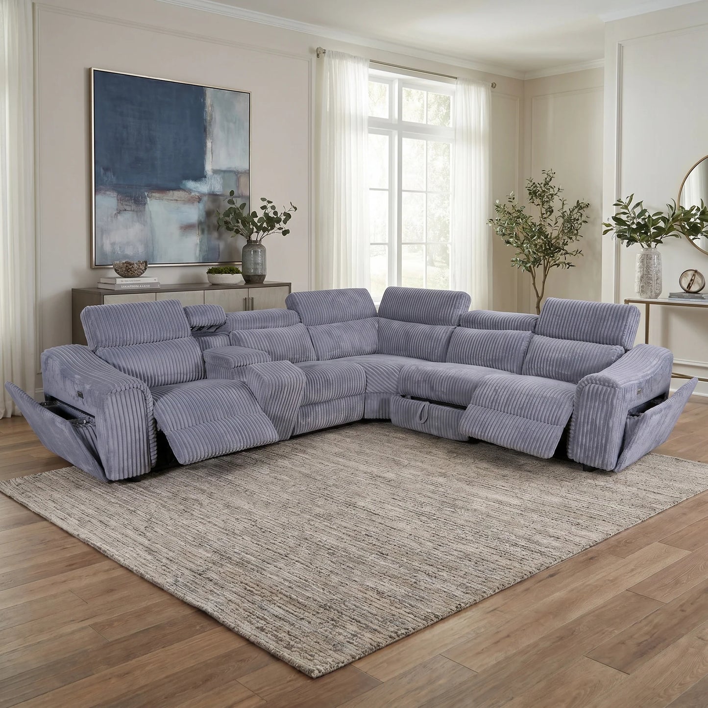S7033 Yash (Grey) Sectional