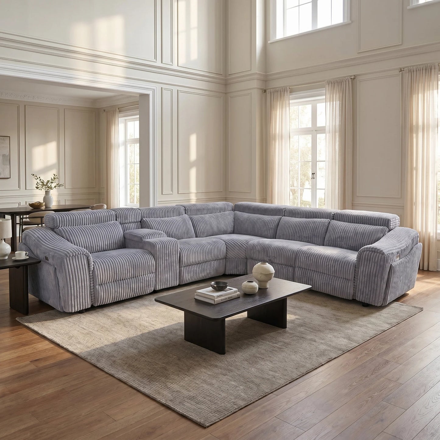 S7033 Yash (Grey) Sectional