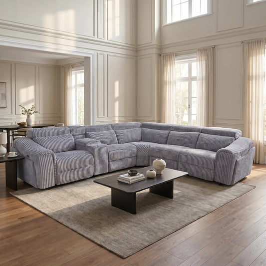 S7033 Yash (Grey) Sectional