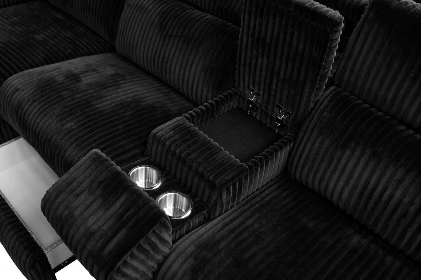 S7033 Yash (Black) Sectional