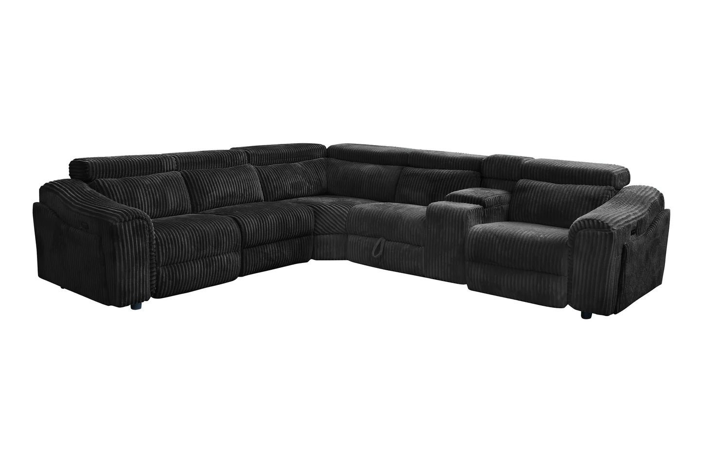 S7033 Yash (Black) Sectional