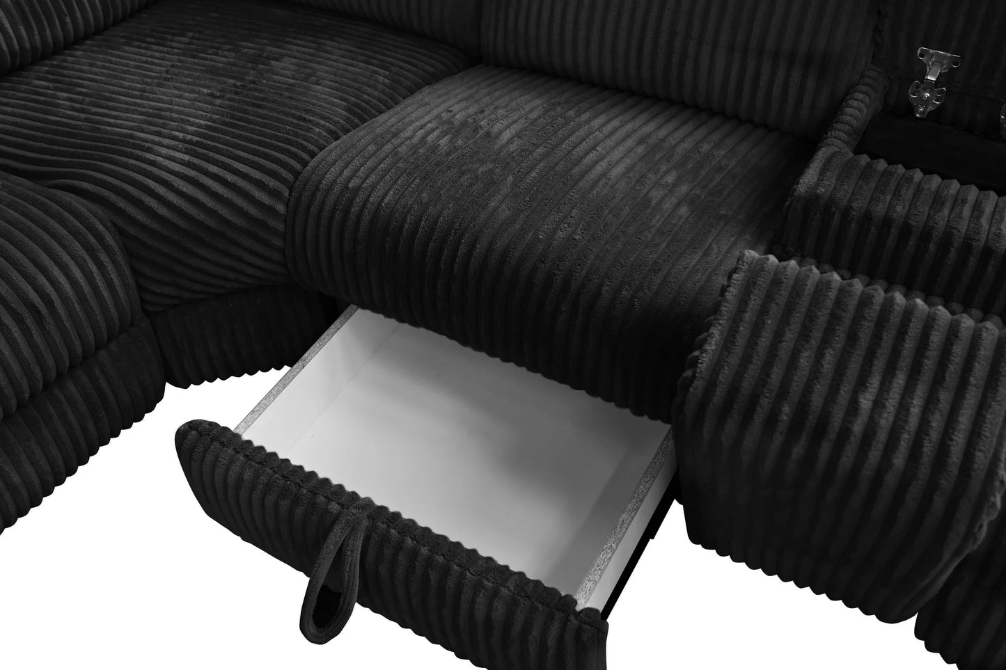 S7033 Yash (Black) Sectional