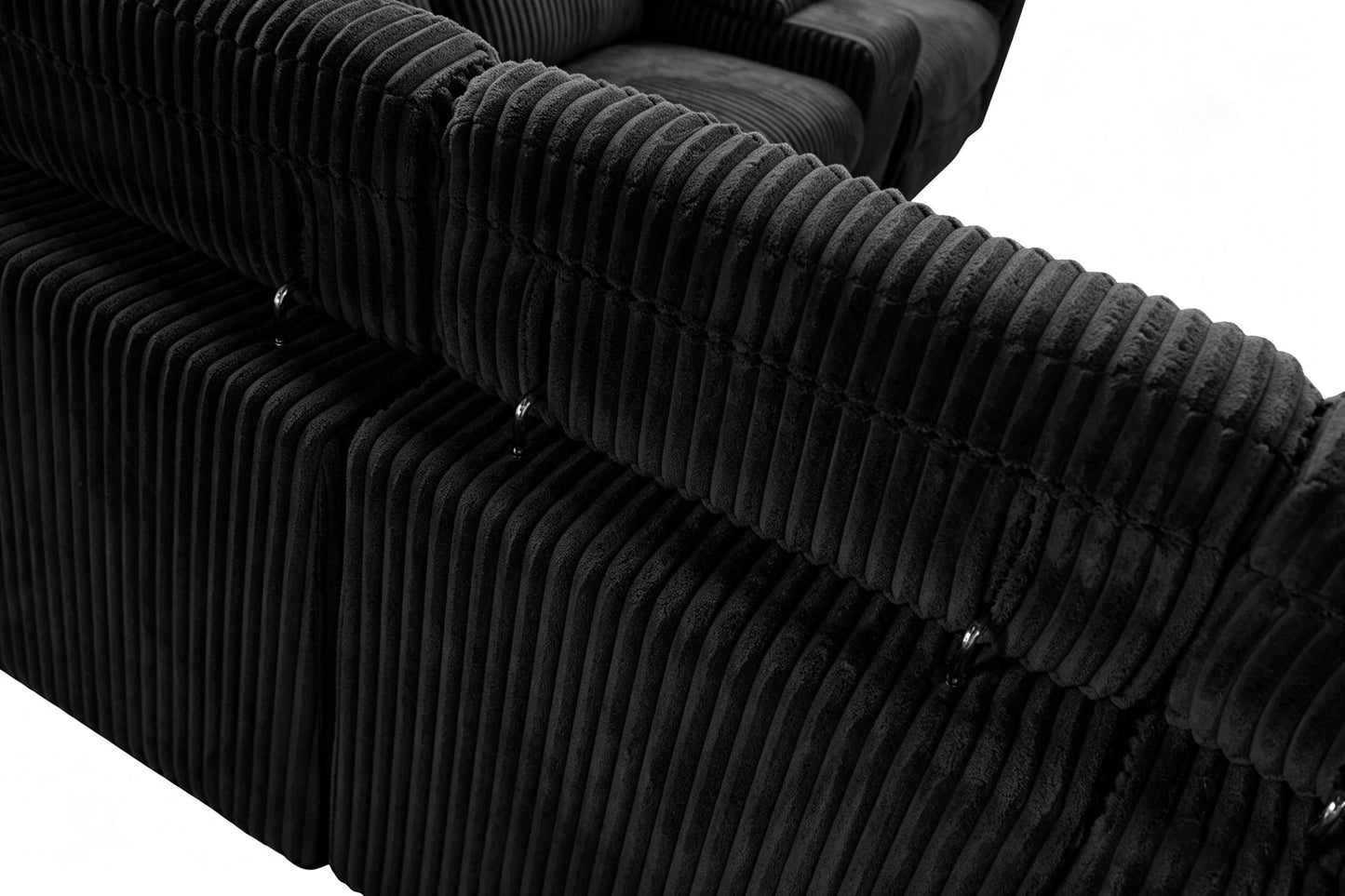 S7033 Yash (Black) Sectional