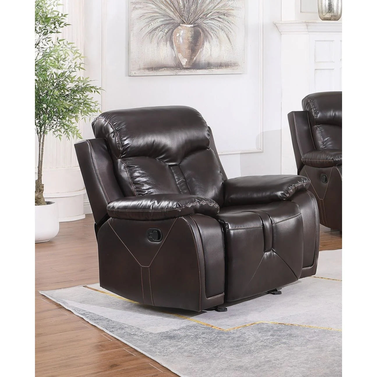 S7951 Monica Brown Single Recliner