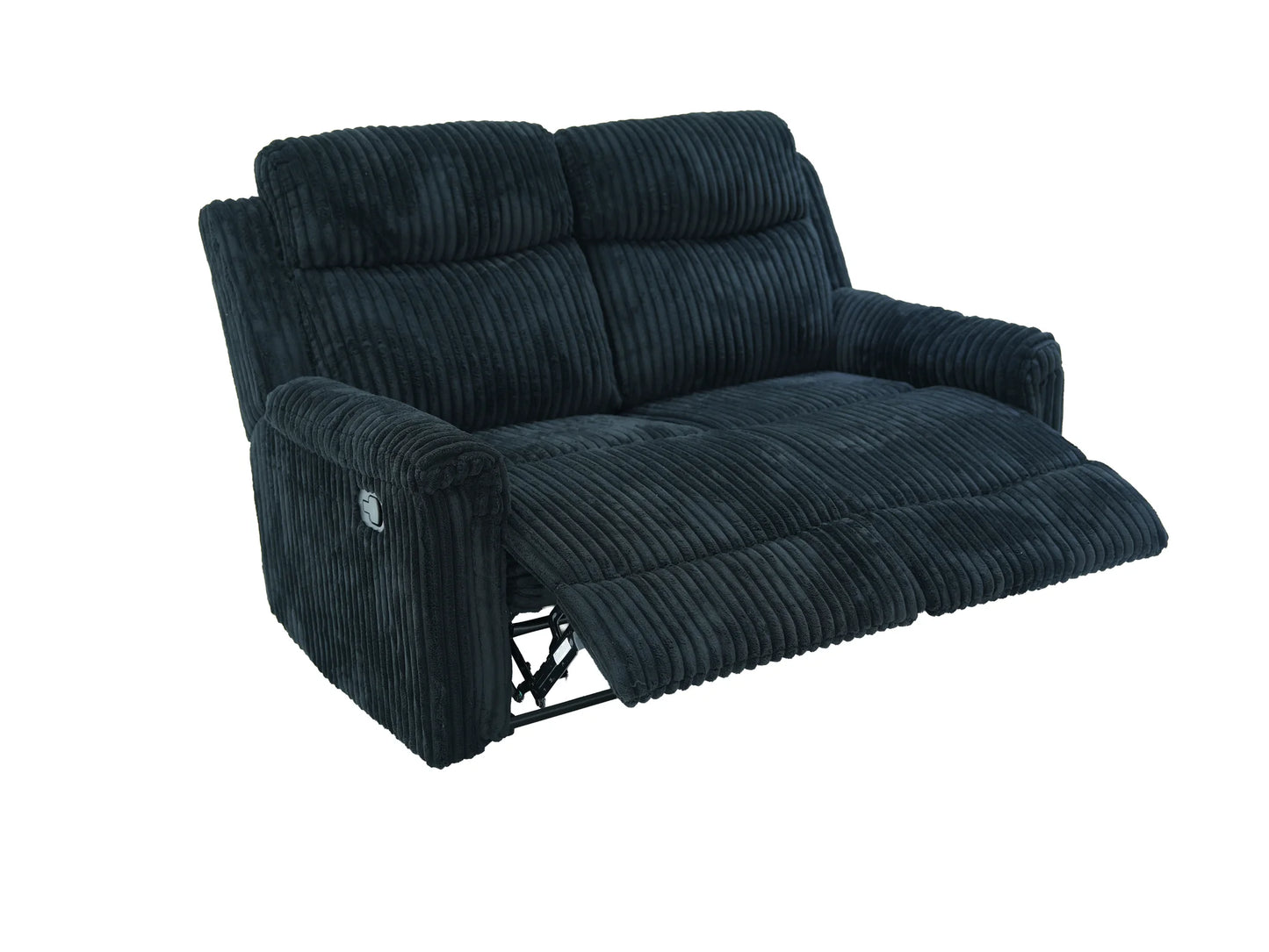 S8585 Grace Black Reclining Sofa & Loveseat