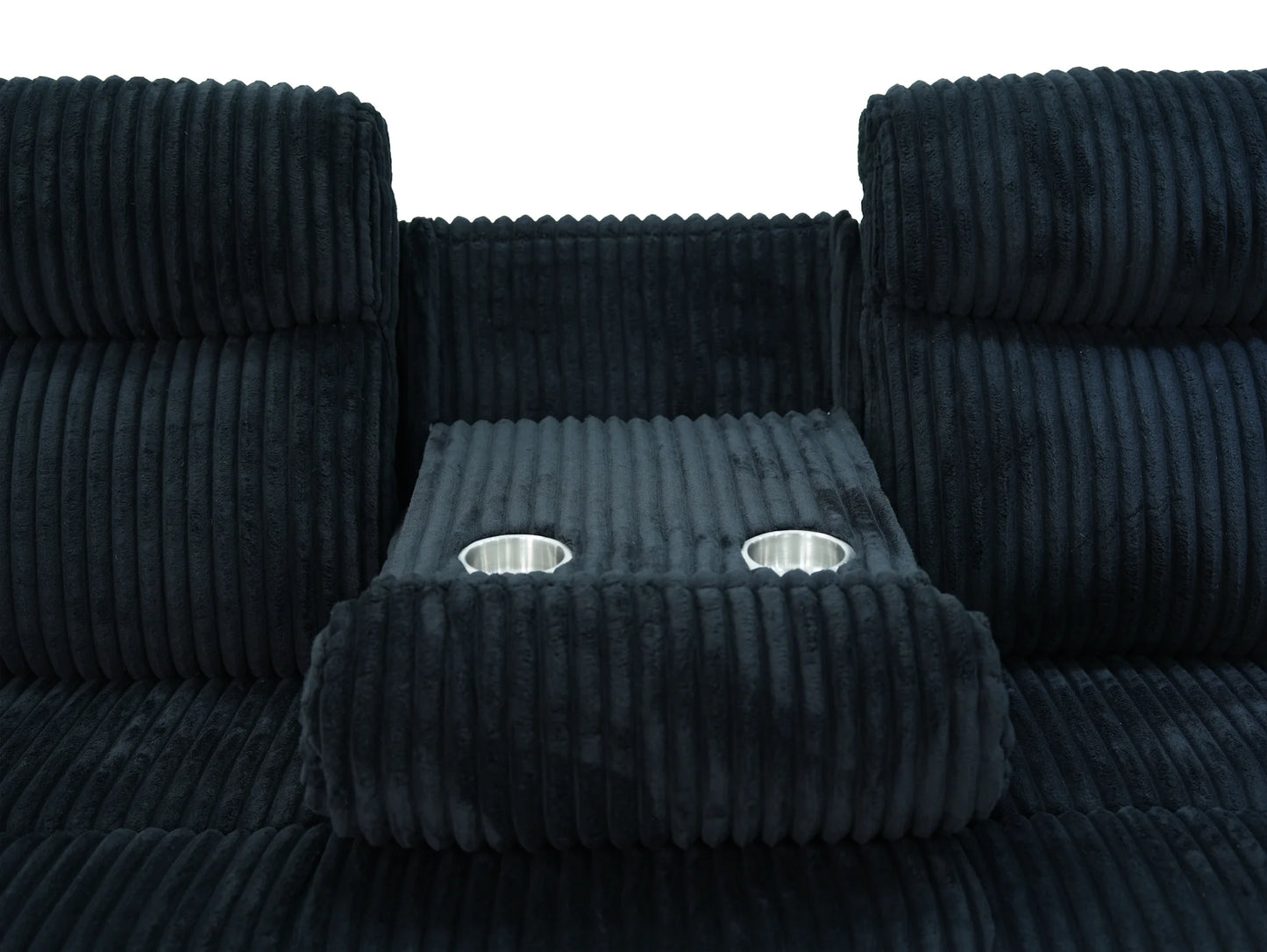 S8585 Grace Black Reclining Sofa & Loveseat