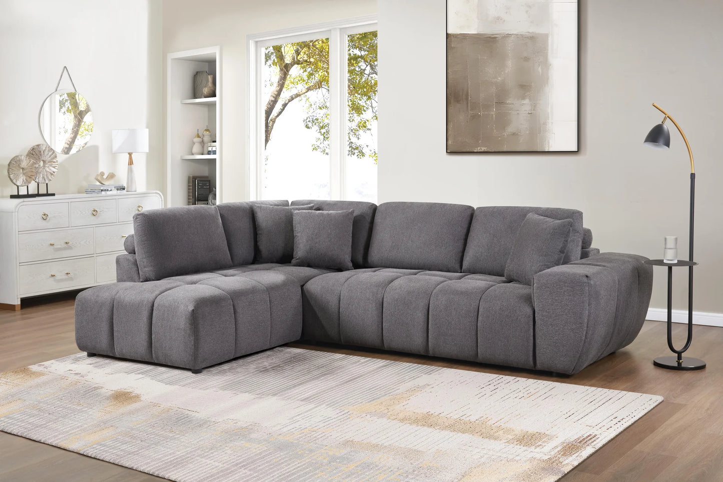 S863 Uptown Grey Sectional