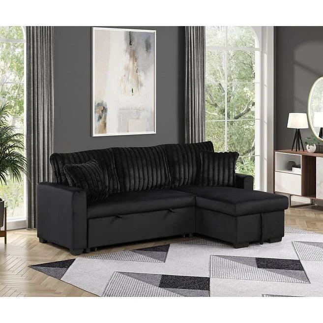 S8670 Nori Black Sectional