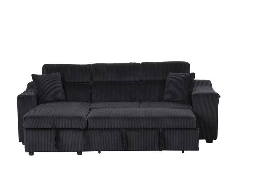 S8978 Bonaterra II Corduory Black Sectional