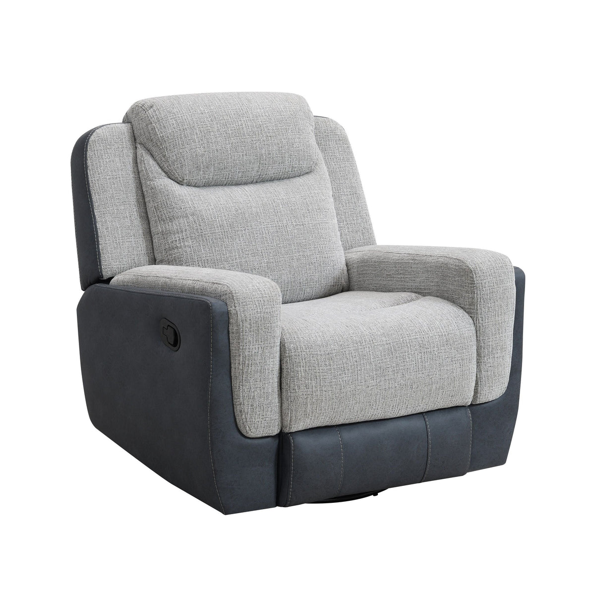 S9870 Wilbert (Grey) - 3pcs Sofa, Loveseat and Recliner