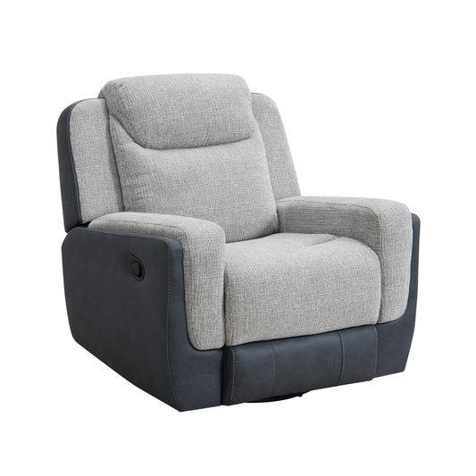 S9870 Wilbert (Grey) - 3pcs Sofa, Loveseat and Recliner