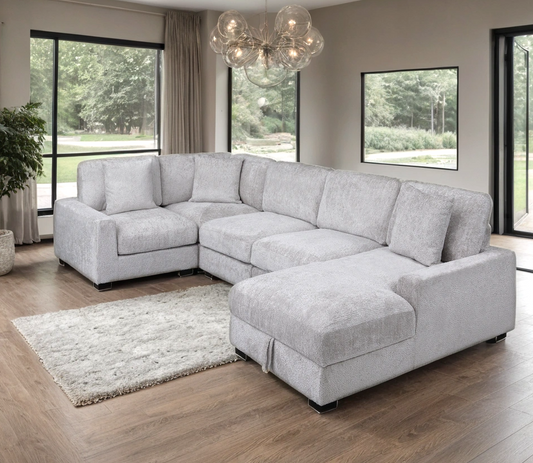 Serena Gray Modular Oversized Sectional