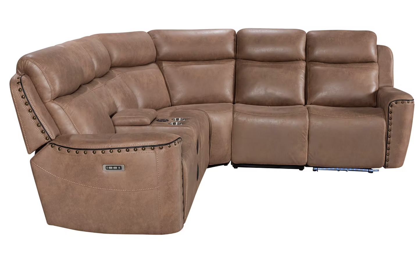 S7900 Romi Brown Power Reclining Sectional