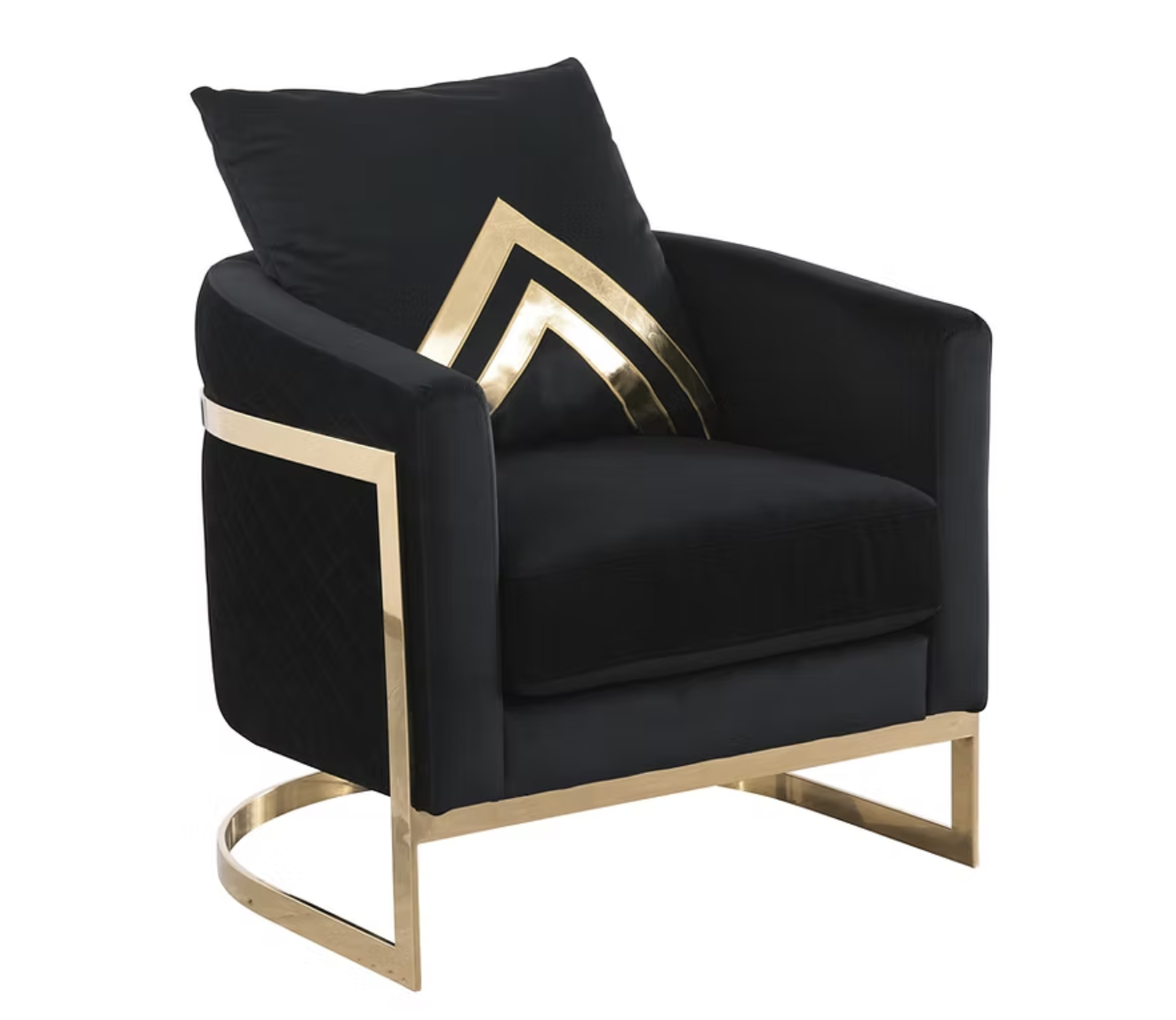 3pcs or 2pcs S1300 Vista Bonita Black Velvet Sofa Loveseat & Chair