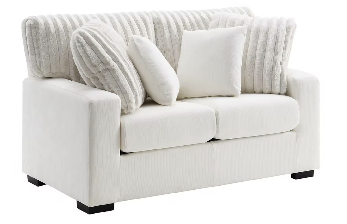 3pcs o 2pcs S1800 Tarra Ivory Sofa & Loveseat