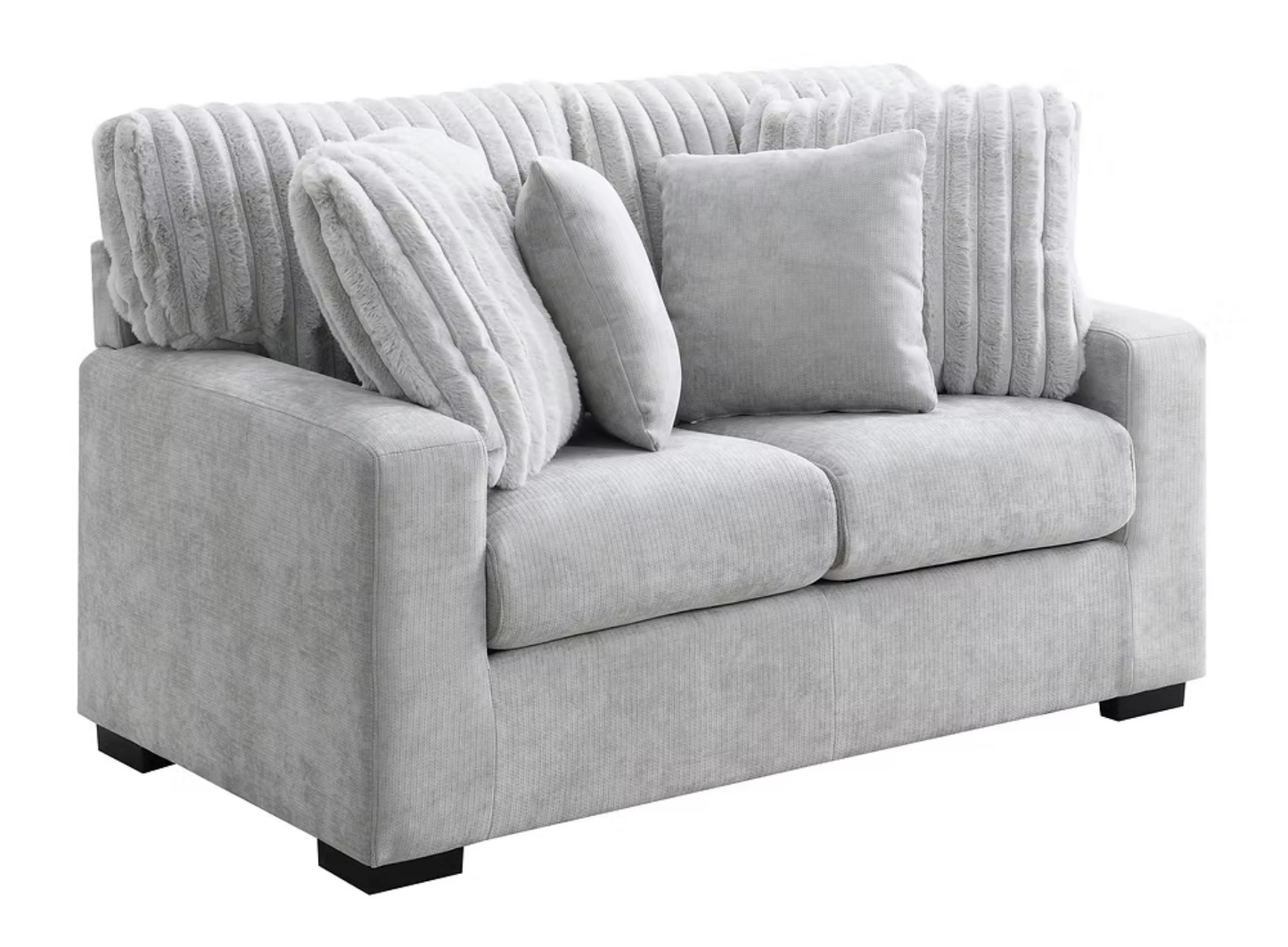 3pcs o 2pcs S1800 Tarra Grey Sofa & Loveseat