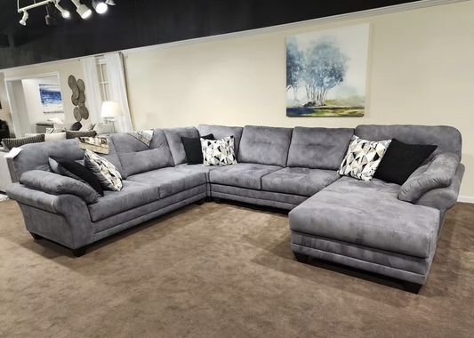 S21900 Capulet Bayou Grey Sectional