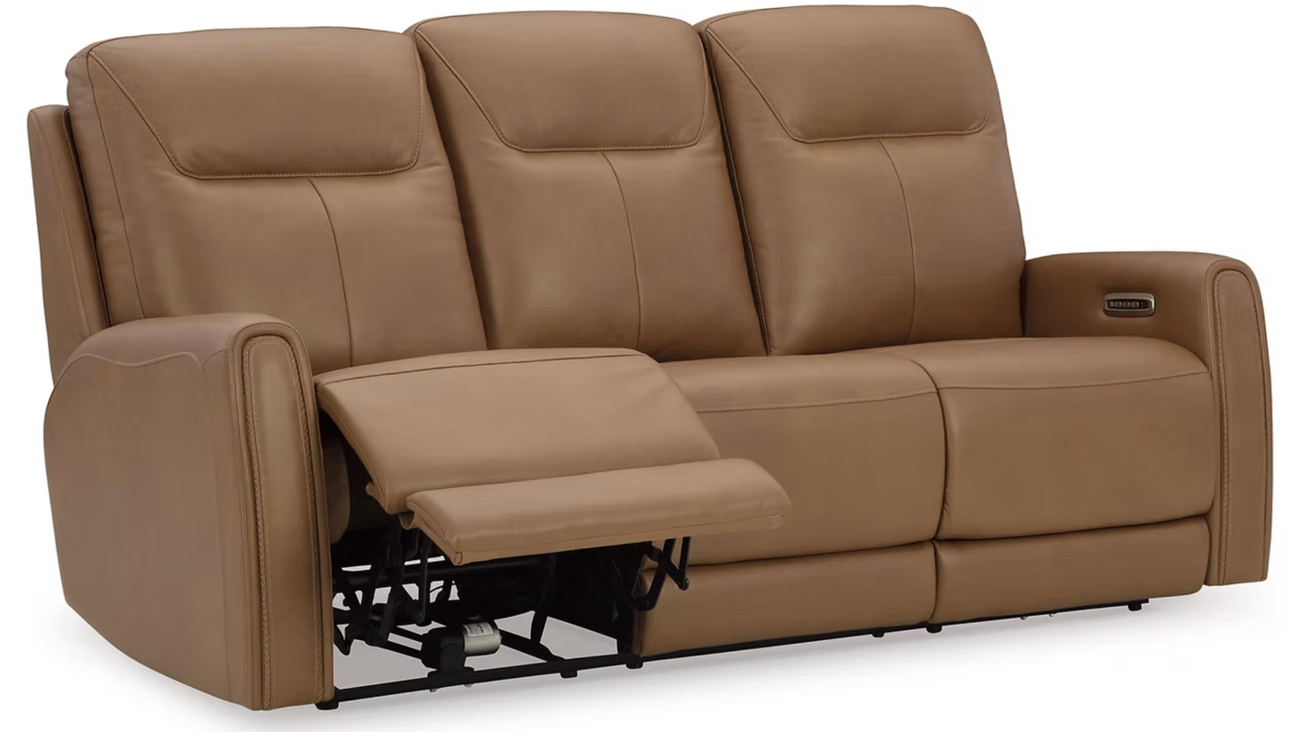 3pcs Ashley U93704 Tryanny Genuine Leather Power Reclining Sofa Set