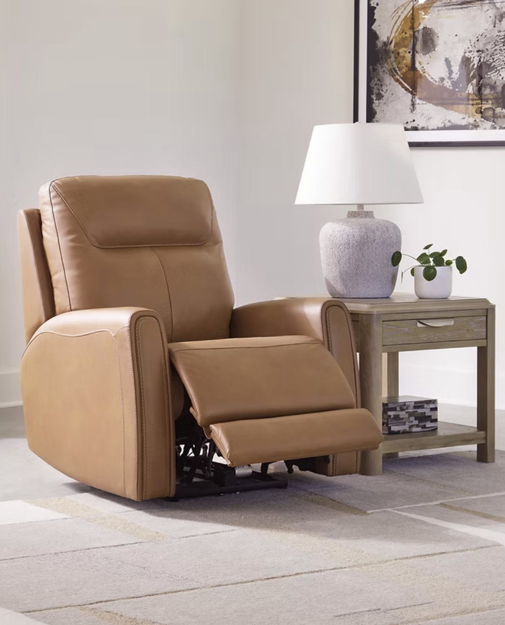 3pcs Ashley U93704 Tryanny Genuine Leather Power Reclining Sofa Set