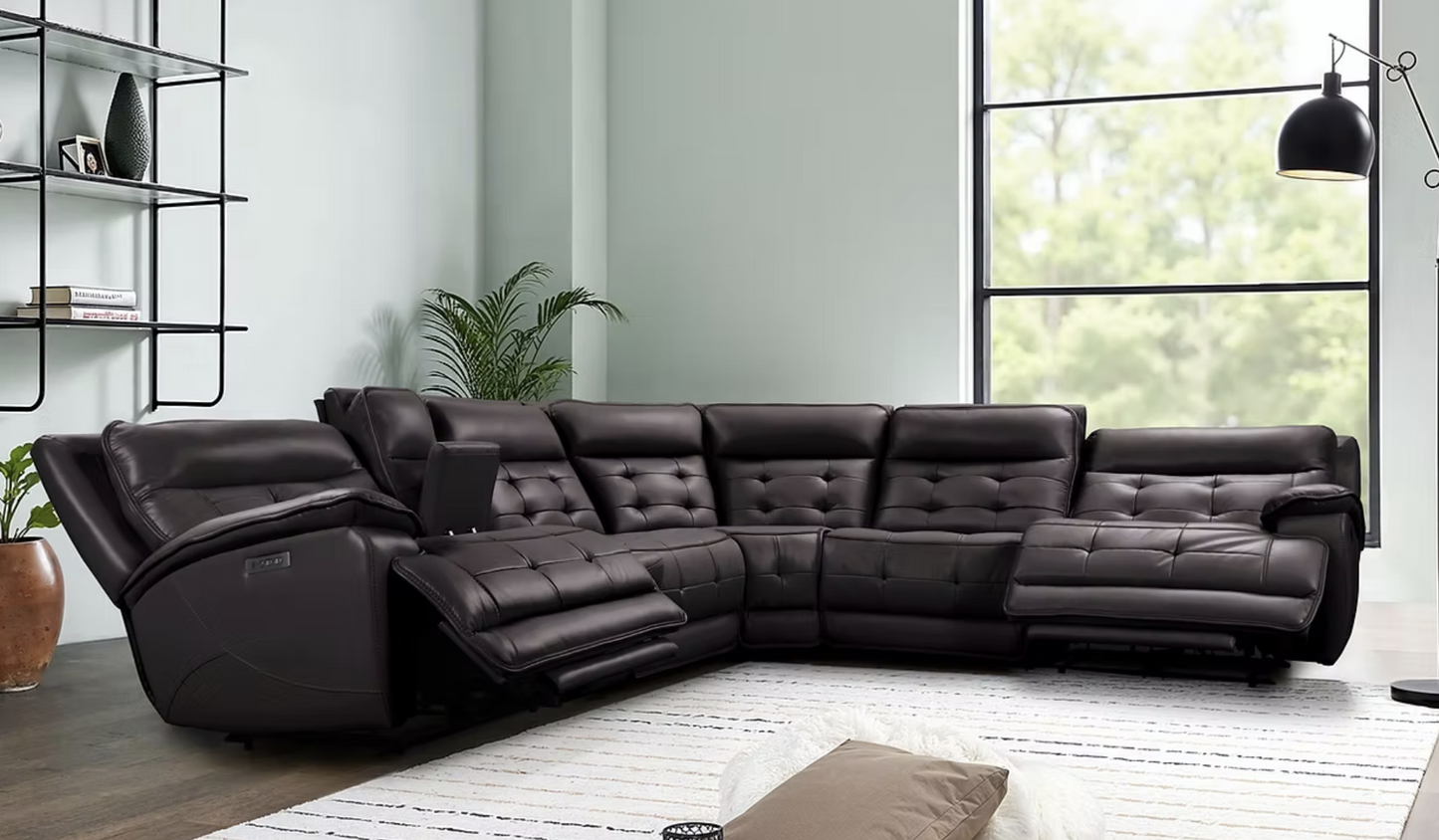 S8900 Starlight Brown Power Reclining Sectional