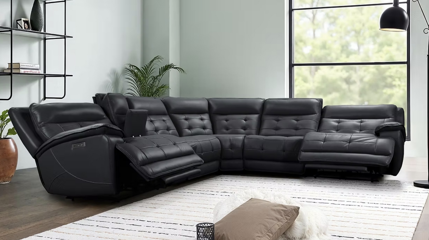 S8900 Starlight Black Power Reclining Sectional