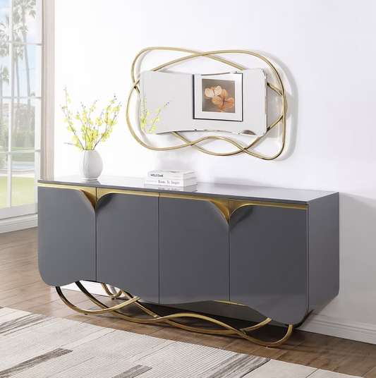 A-C15 Brivo Grey Console Table