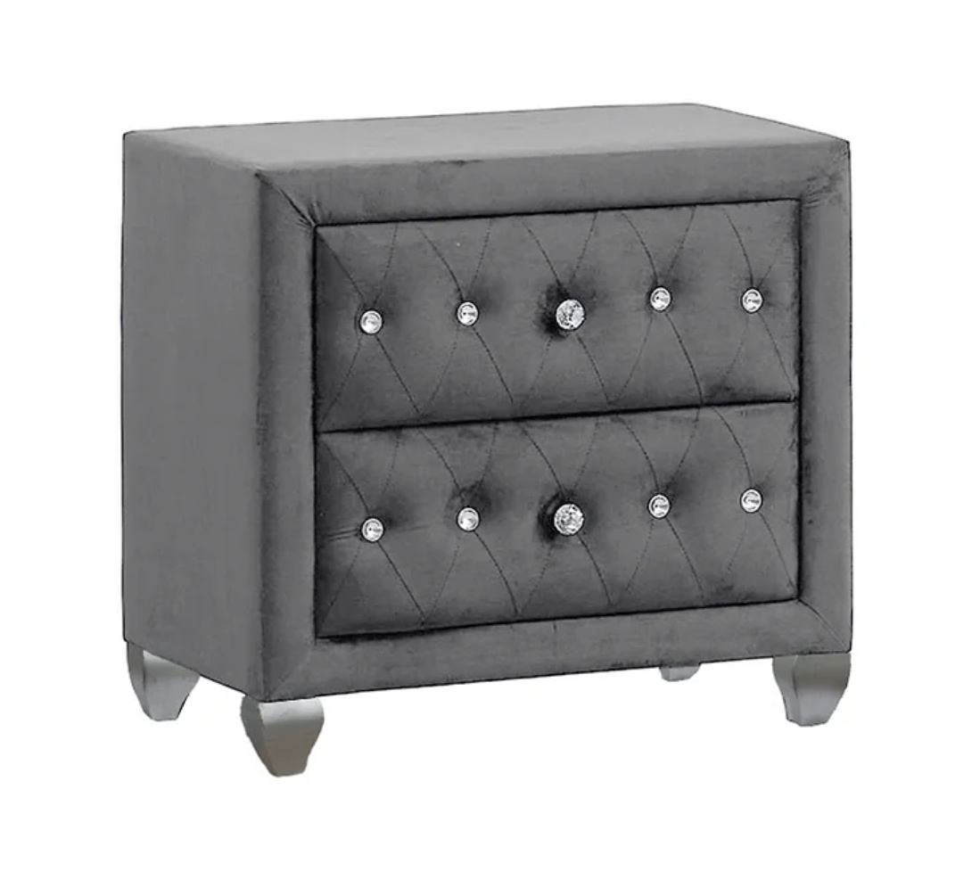 5pcs or 4pcs B2030 Divina Grey Diamond Bedroom Set