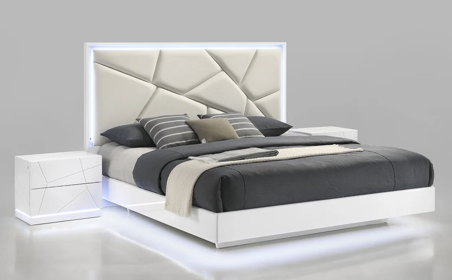 5pcs or 4pcs B85 Lana White Bedroom Set