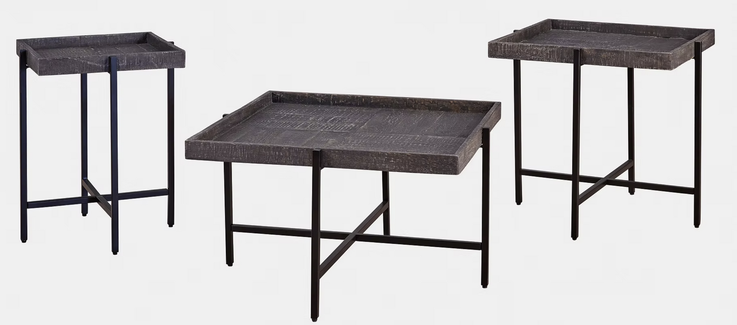 3pcs Ashley T218 Piperlyn Coffee Table Set