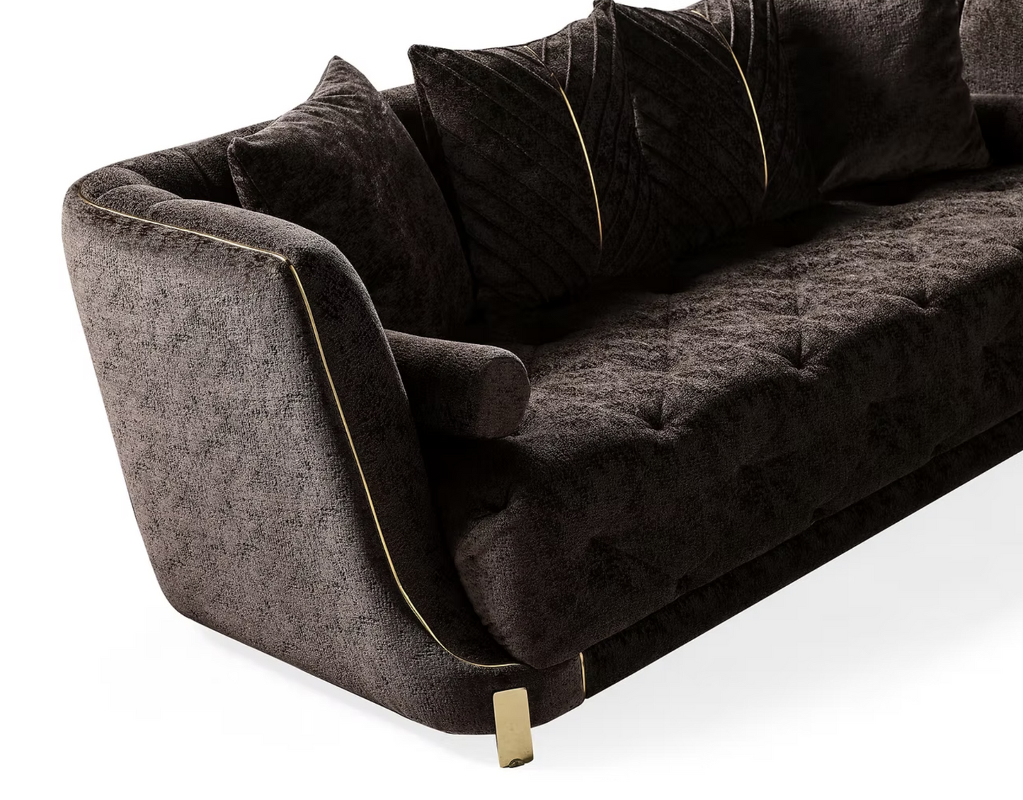 3pcs or 2pcs Elit Brown Sofa, Loveseat & Chair