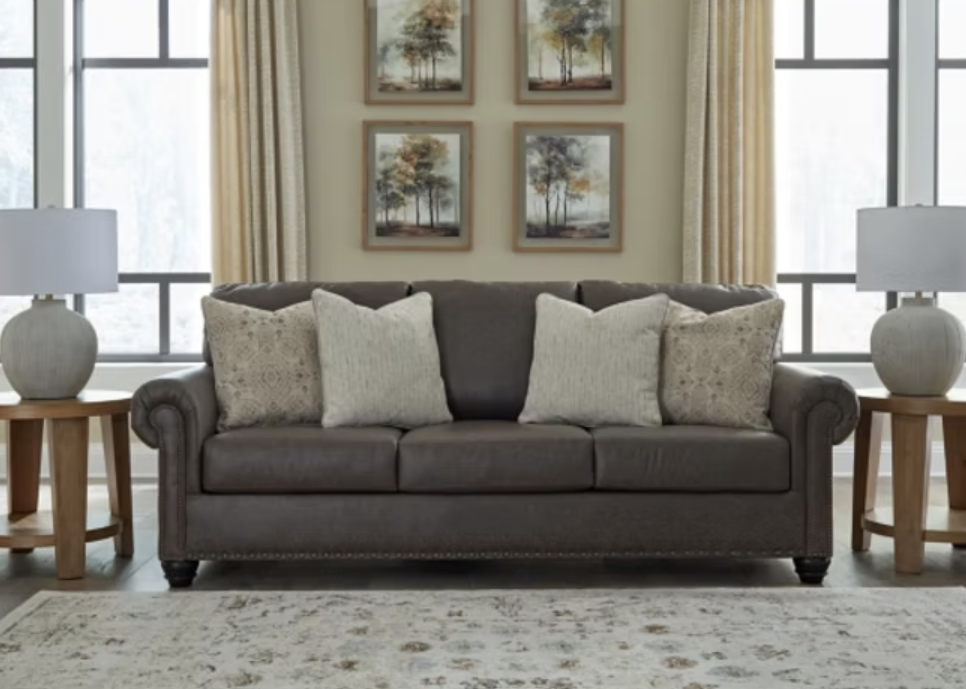 Ashley 55503 Roxmere Brown Sofa & Loveseat